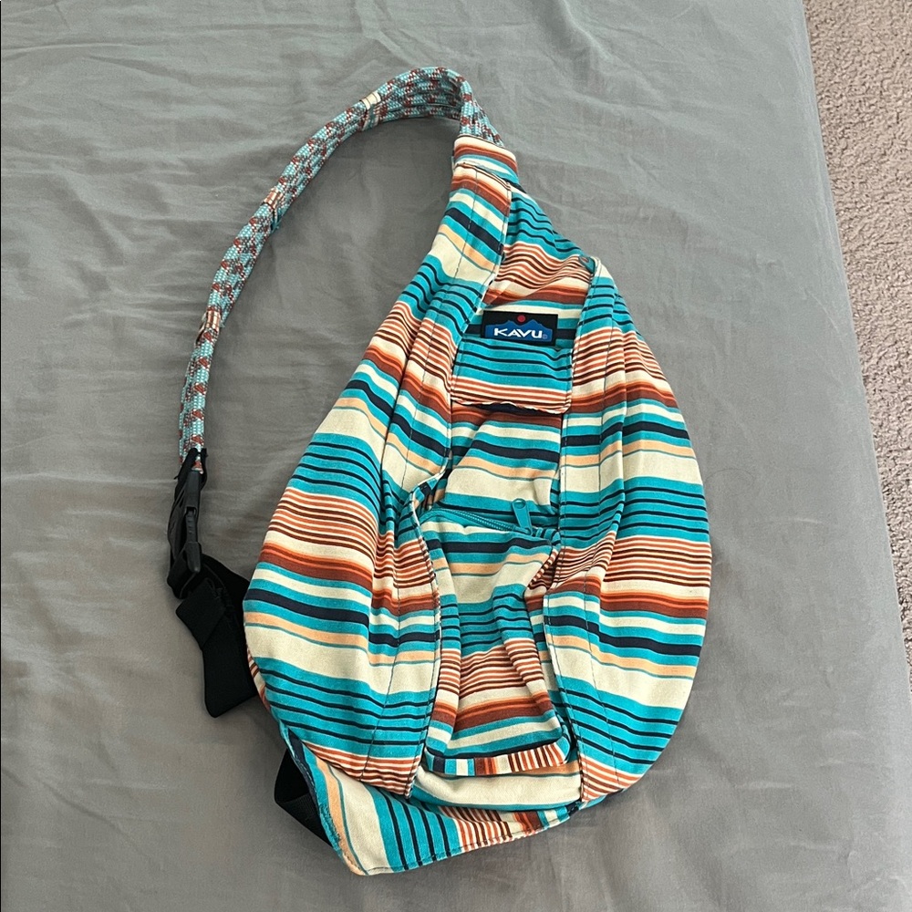 Kavu Multicolor Striped Sling Bag